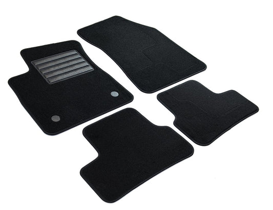 Paklājiņi Opel Karl no 2015. gada, precīzi, neslīdoši, papēža aizsargi no pastiprināta gumijas, stiprinājuma pogas