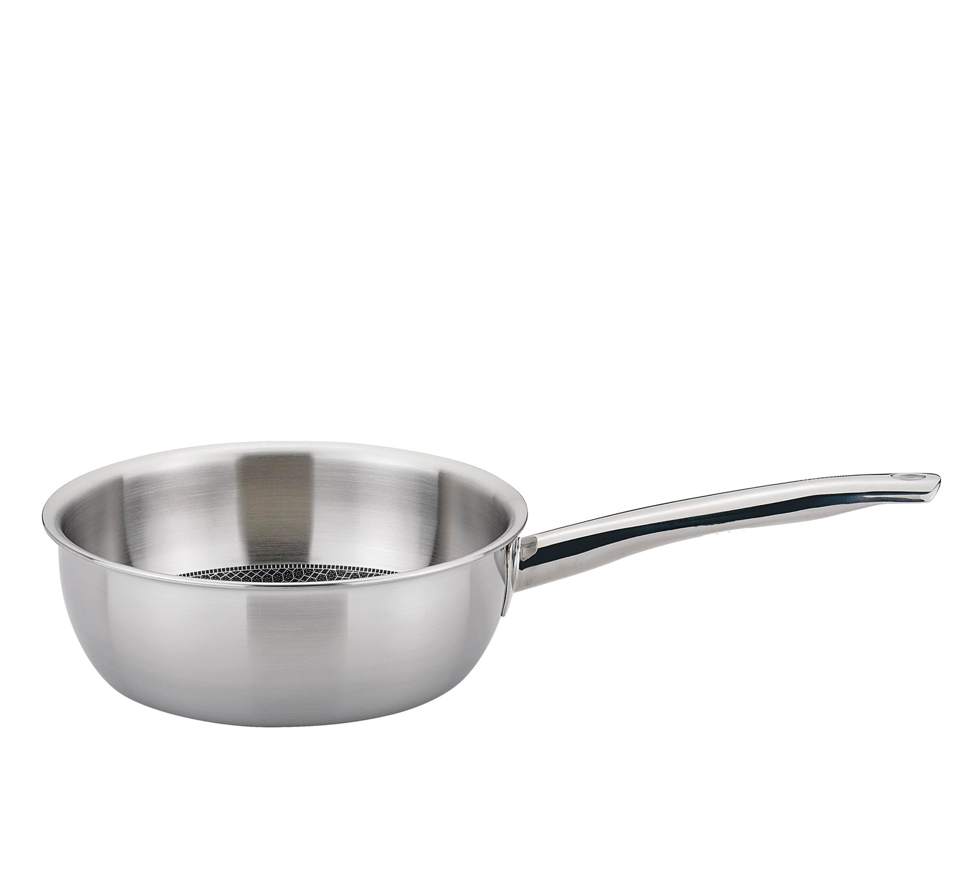 Spring Vulcano Cut Resist Sauteuse Ø 24 cm - 3.4L, non-stick, induction-compatible, 5-layer stainless steel, scratch-resistant.