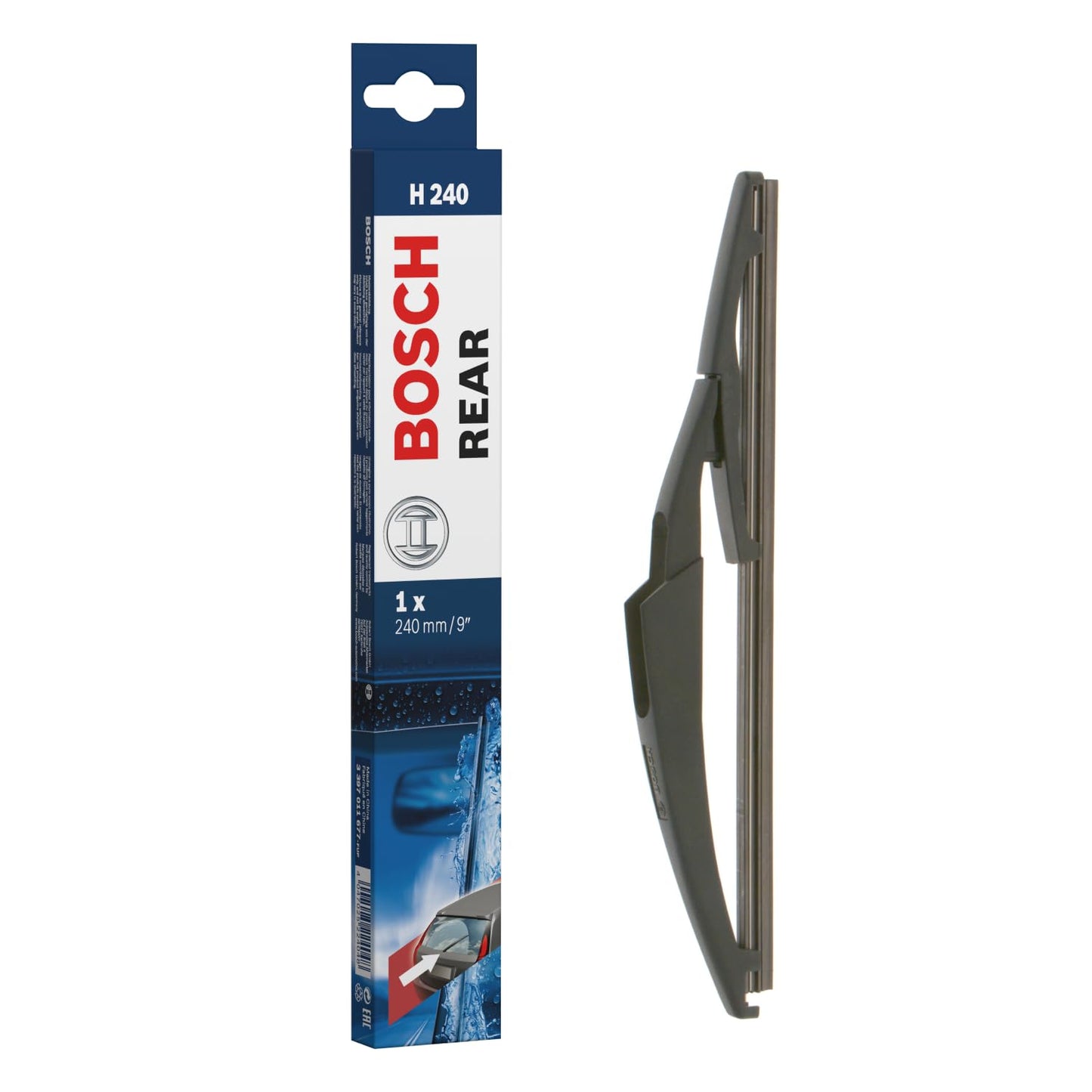 Aizmugurējā stikla tīrītāja slotiņa BOSCH Heckwischerblatt H240 3397011677