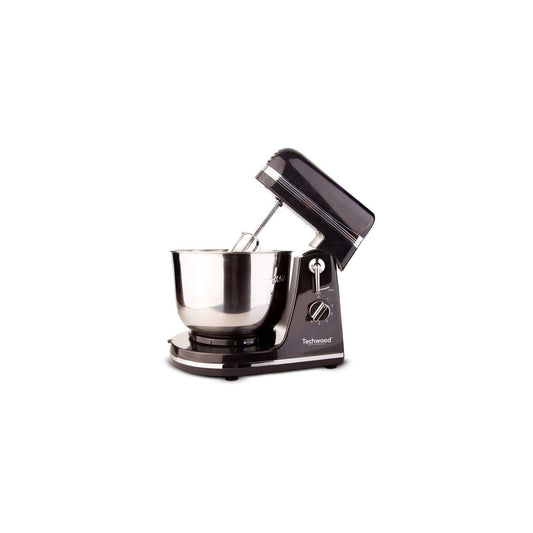 Techwood TMB-366 300 W virtuves mašīna, 6 ātrumu iestatījumi ar 3,5 l trauku, sakausēts tērauds, 3,5 l, melns