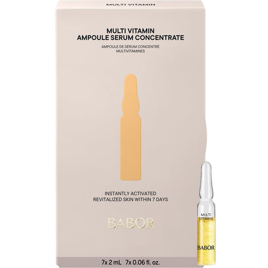 Serums ampulās sejai — BABOR Multi Vitamin, ar E vitamīnu, 7 x 2 ml
