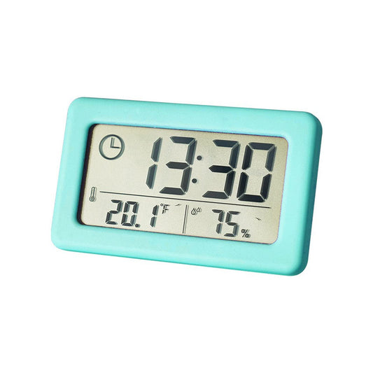 Digitālais pulkstenis ar LCD displeju Lancoon, temperatūras un mitruma rādījums, ℃/℉ slēdzis, plāns