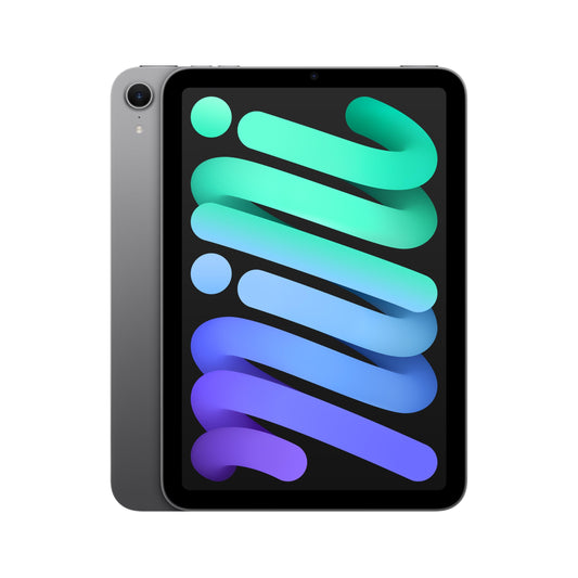 17. Apple iPad mini (A17 Pro): 8,3'' Liquid Retina ekrāns, 128 GB, WLAN 6E, 12 MP priekšējā/12 MP aizmugurējā kamerā, Touch ID, akumulators visai dienai – Space Grey