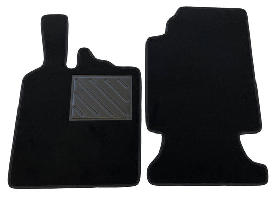 Grīdas paklāji, Smart for Two, W451 2007-2014, precīzi, neslīdoši, ar gumijas papēdi, auto piederumi.