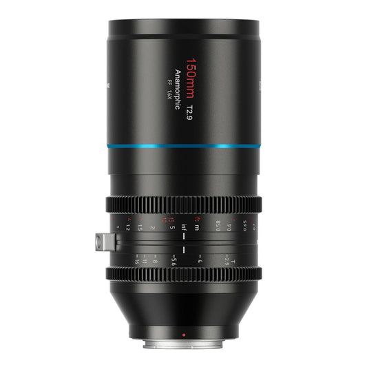SIRUI 150 mm T2.9 1.6X pilna kadra anamorfiskais teleobjektīvs (Venus 150 mm E stiprinājumam)
