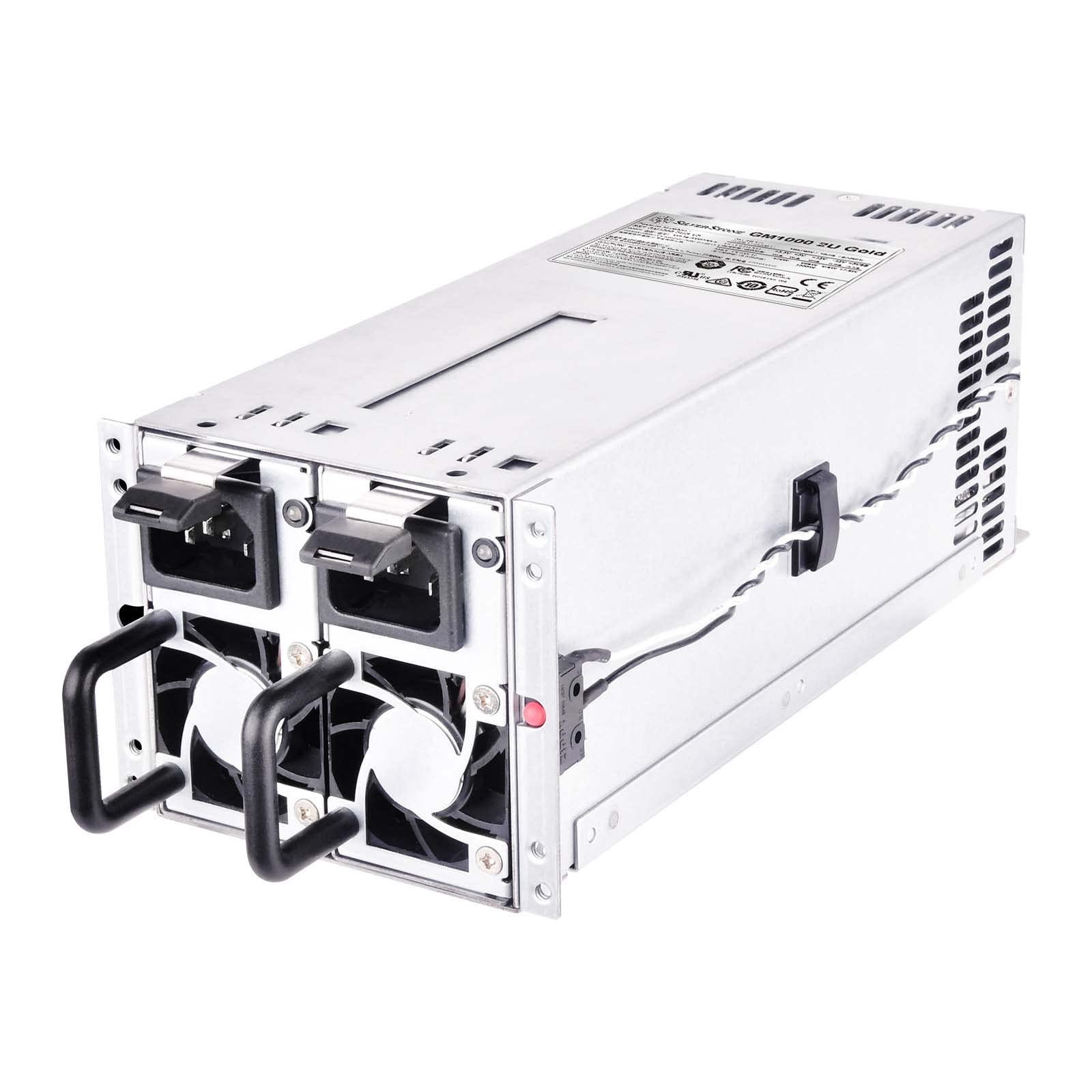 Silverstone GM1000 2U Gold - 1000W redundant power supply, Cybenetics Gold certified, compact 2U design, SST-GM1000-2UG V2.
