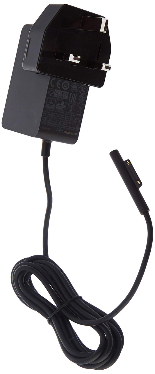 Microsoft Surface Go strāvas adapteris - 24W power supply for Surface Go, compact design, efficient charging.