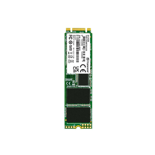 Transcend 512GB SATA III M.2 SSD - 80mm, high-speed, reliable storage for laptops and desktops, model TS512GMTS832S.