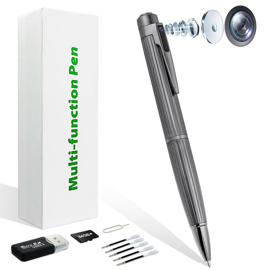 OTADUG spiegošanas pildspalva, slēptā kamera 1080P, 64 GB, ar kustību uzraudzību, video ierakstīšanu un audio
