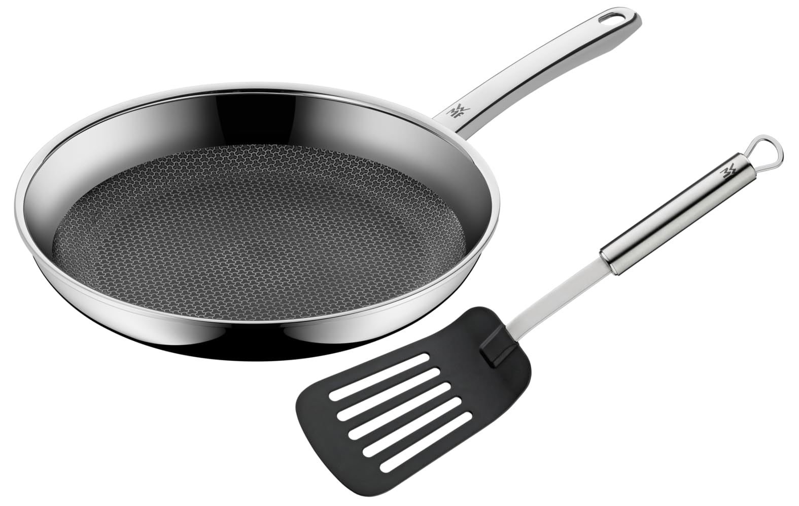 WMF Profi Resist cepamā panna 28 cm - daudzslāņu pārklājums, šūnu struktūra, nerūsējošā tērauda rokturis, cepeškrāsnij piemērota