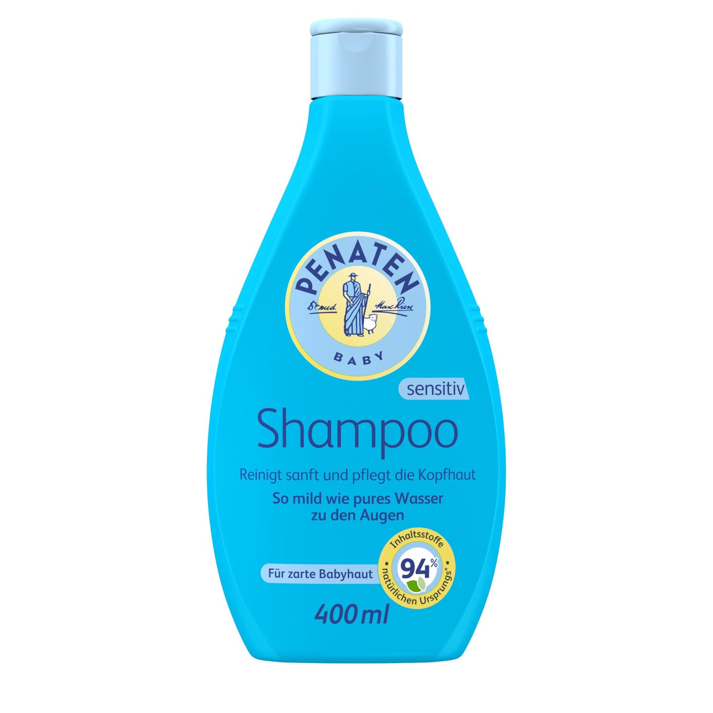 Bērnu šampūns PENATEN, maigi attīrošs, maigai galvas ādai, nekož acīs, 400 ml