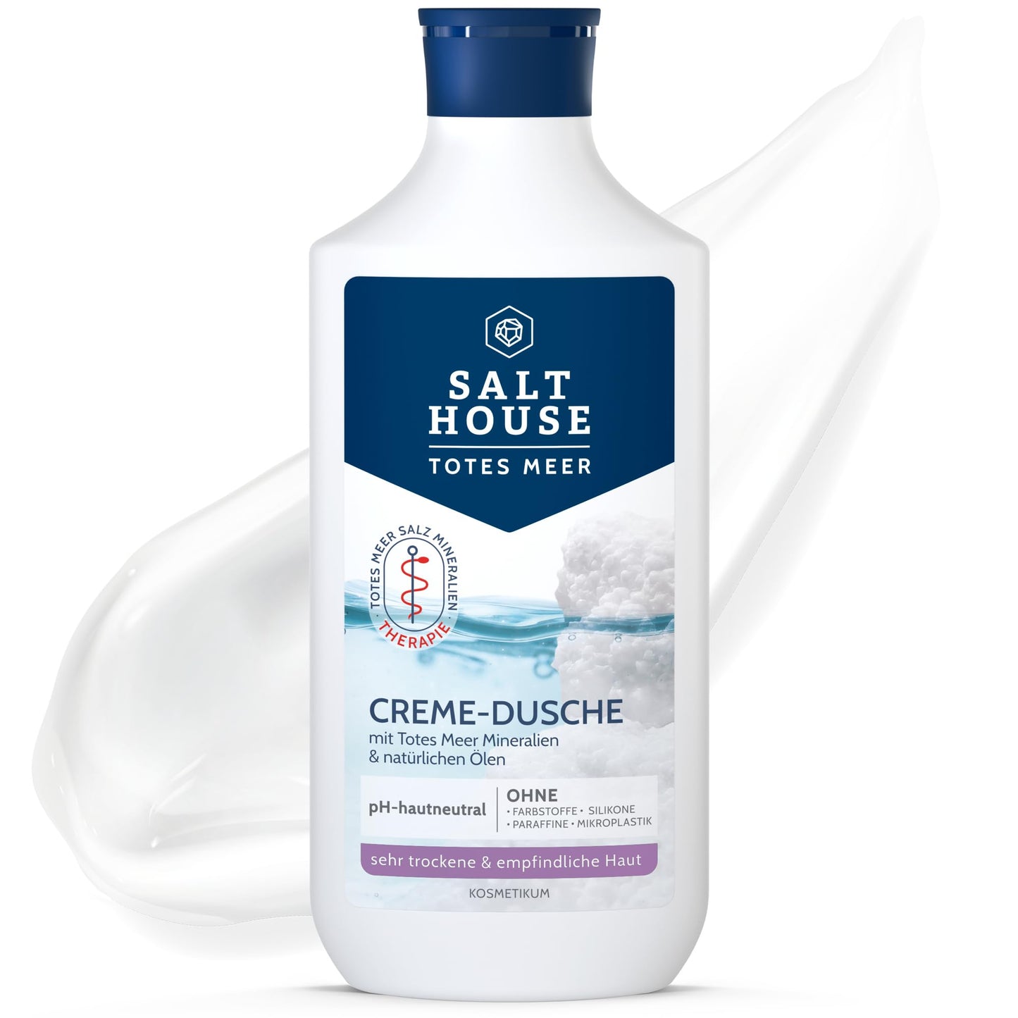 Dušas krēms SALTHOUSE Totes Meer Therapie ar mandeļu un avokado eļļu 250ml