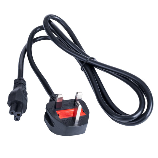 Akyga strāvas kabelis AK-AG-02A - 1.5m UK power cable, CCA BS 1363, IEC C5, G tips, durable and reliable connection.