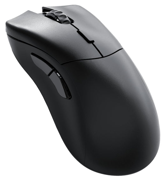 Glorious Gaming Model D 2 PRO - 2.4 GHz wireless, 1 ms latency, 26k DPI sensor, ergonomic, 6 buttons, 60g, long battery life, black
