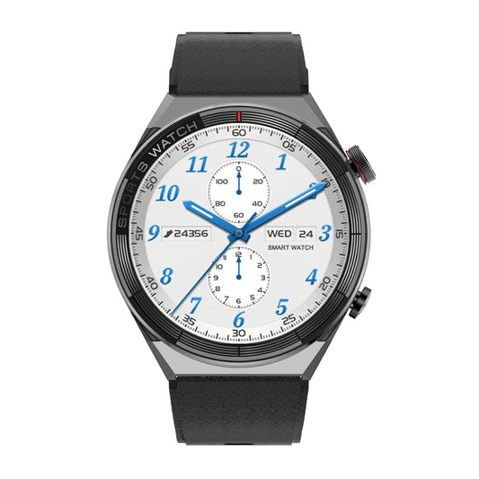 WATCHMARK viedpulkstenis Maverick melns - Stylish black smartwatch with fitness tracking and customizable watch faces.