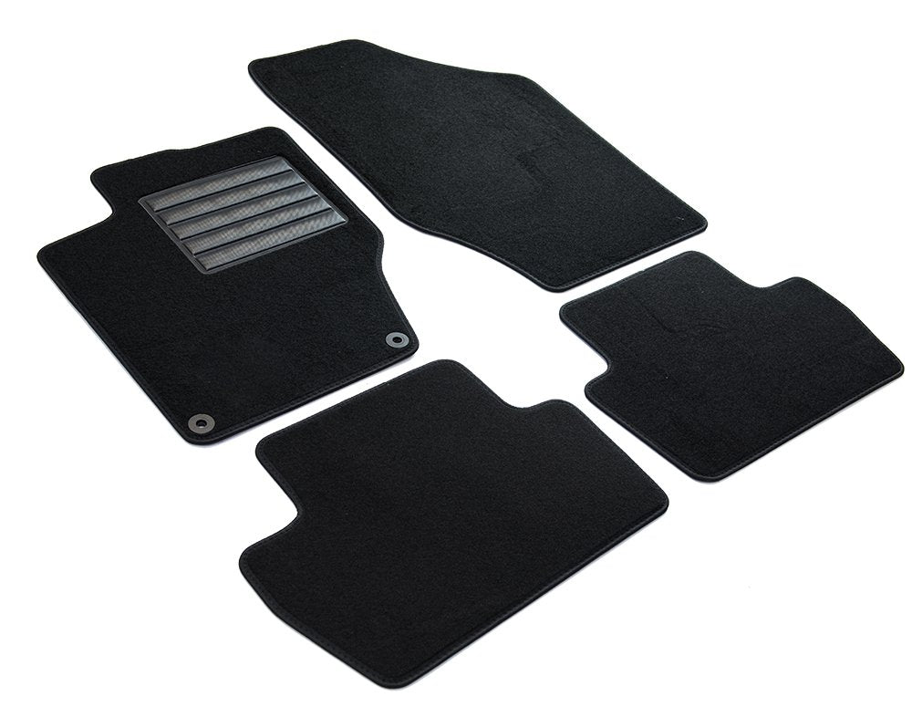 MDM SP-606 paklājiņi Velūrs auto paklājs piemērots Citroen C4 II / DS4 10.2010>12.2020, melns