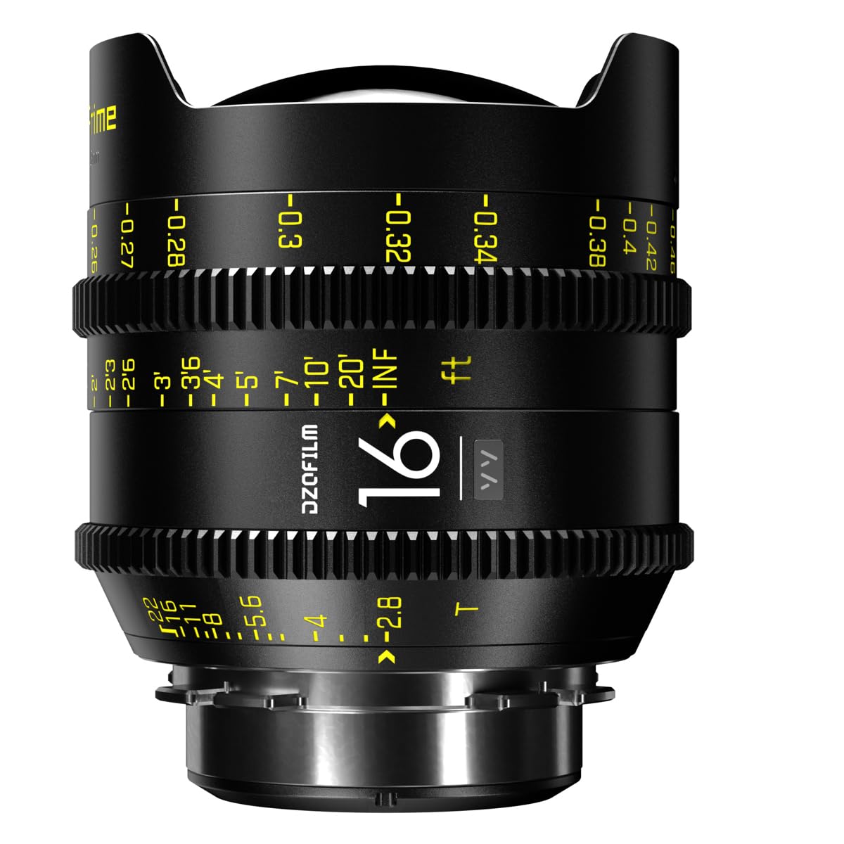 DZOFILM Cine Lens Vespid Prime 16 T2.8 PL/EF montāžai (VV/FF)