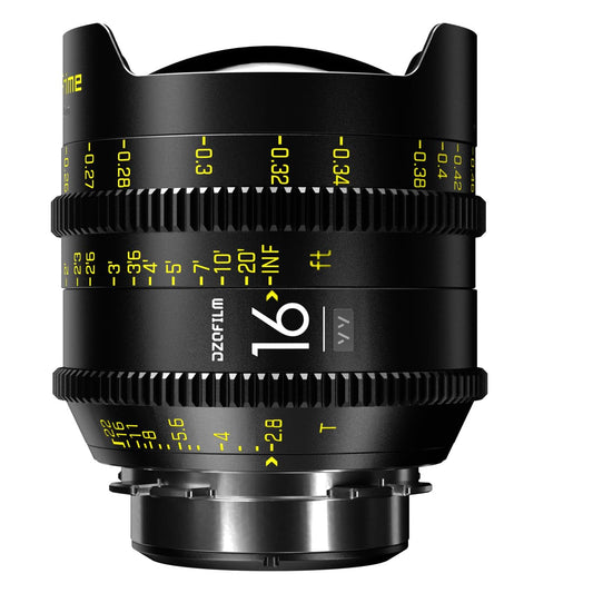 DZOFILM Cine Lens Vespid Prime 16 T2.8 PL/EF montāžai (VV/FF)