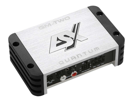 Auto pastiprinātājs ESX QM-TWO V2 QUANTUM | 2 kanālu Class D mini digitālais pastiprinātājs 600 Watt Max. izejas jauda