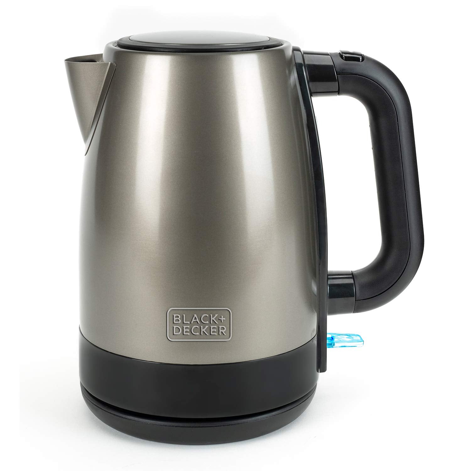 BLACK+DECKER BXKE2201E - 2200W stainless steel kettle with rapid boil and automatic shut-off features.