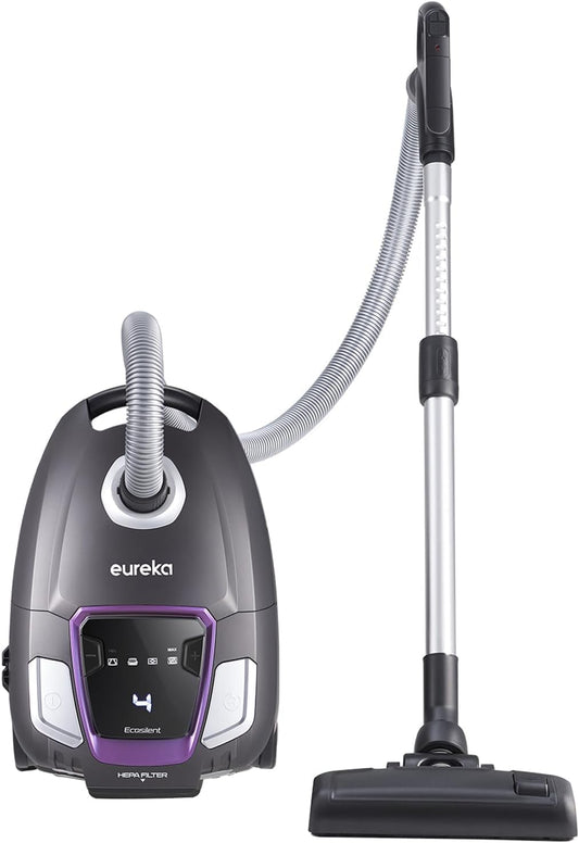 Eureka NEN300 putekļsūcējs - 700W, 62 dB, higiēnas filtrs, grīdas uzgalis cietām grīdām, parketam, paklājiem, flīzēm, 2L.
