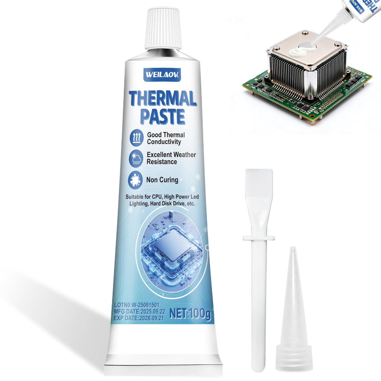 WEILAOK CPU termopasta, termopasta CPU, dzesēšanas pasta CPU