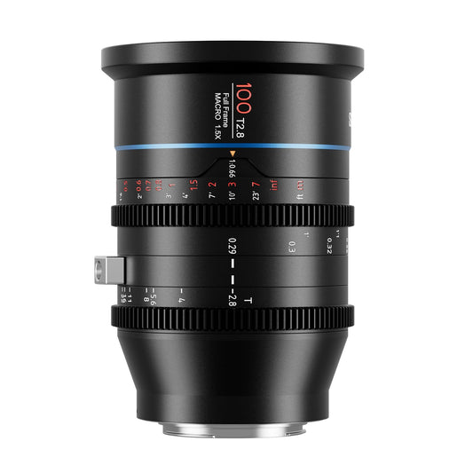 SIRUI 100 mm Jupiter makro T2.8 pilna kadra cine prime objektīvs, EF-mount kamerām, saderīgs ar BMPCC-6k, BMPCC-6k-pro, EOS C300 Mark III, EOS C500 Mark II, profesionāls EF-mount objektīvs
