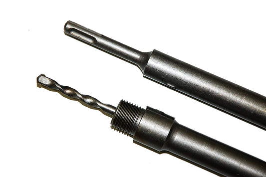 SDS PLUS diamanta kroņa urbis DM 32-150 mm L 200 mm, kodolurbis, M22 ar smailu vītni perforatoram, ar pagarinājumu L 300mm