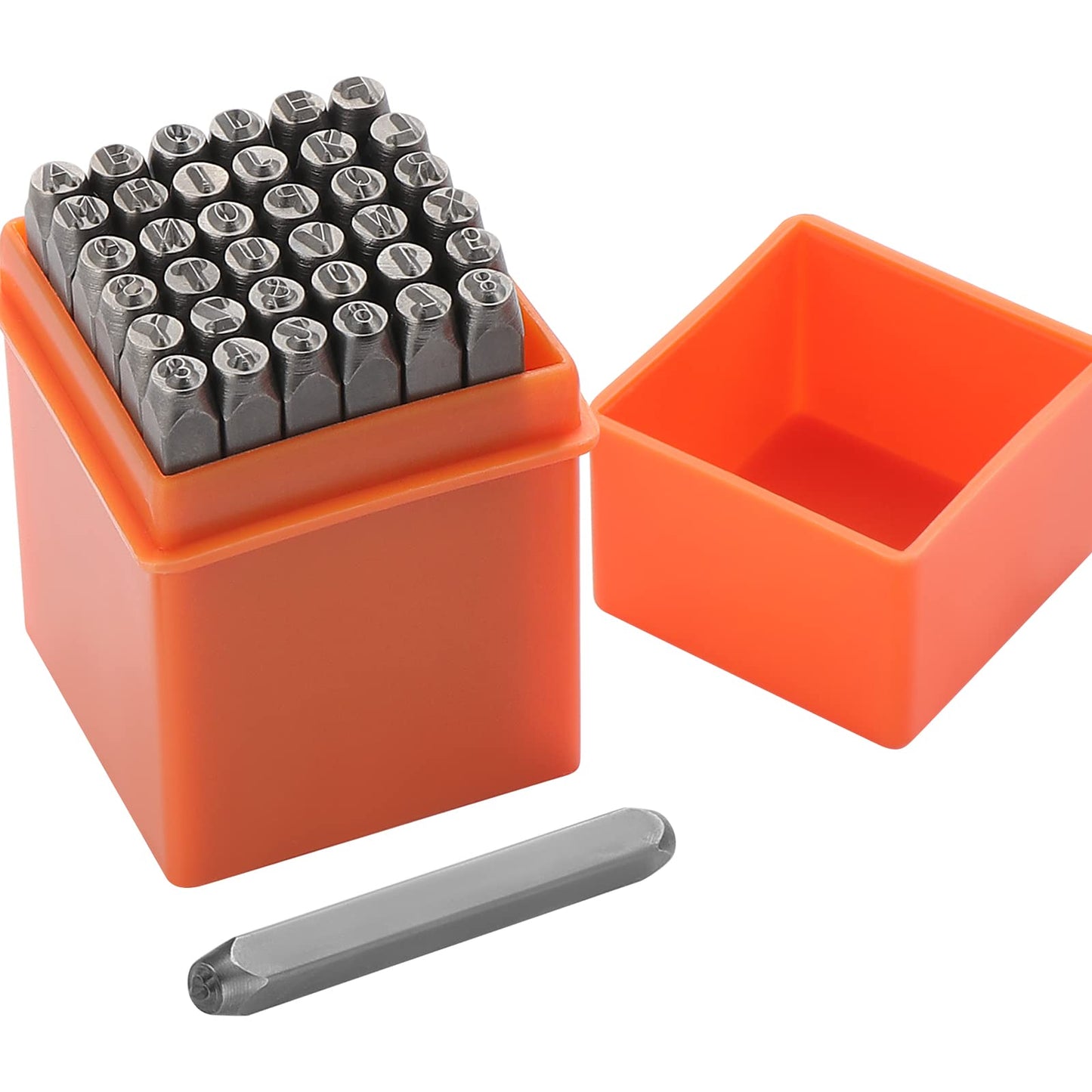 Metāla ciparu un burtu caursitēju komplekts GUEENKY, 37 gab., 3mm, A–Z, 0–9