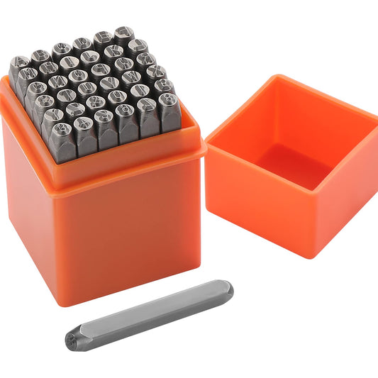 Metāla ciparu un burtu caursitēju komplekts GUEENKY, 37 gab., 3mm, A–Z, 0–9