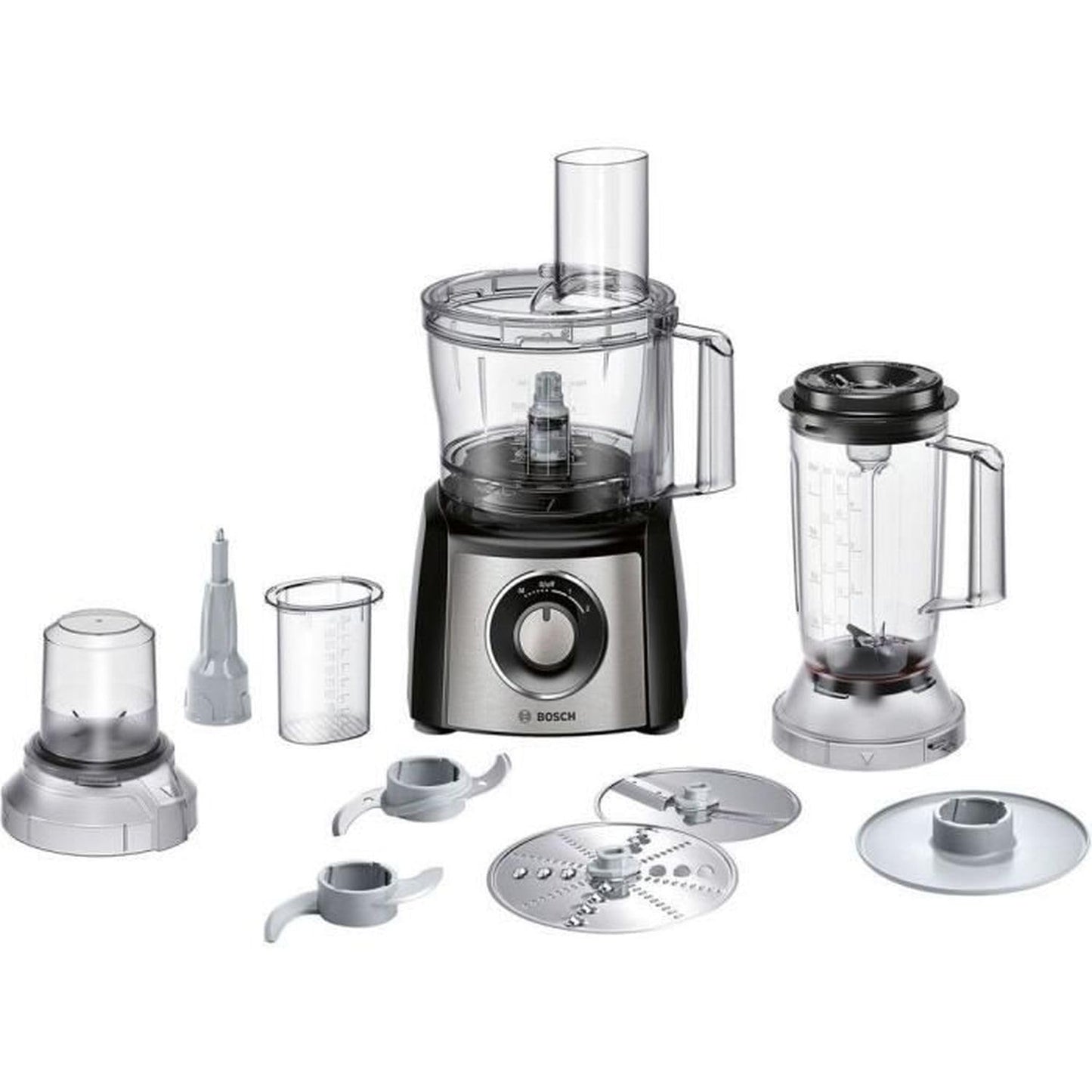 Bosch MCM3501M virtuves mašīna MultiTalent 3, 800 vati, melna/nerūsējošais tērauds