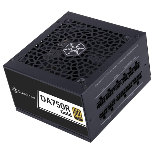 SilverStone DA750R Gold - 750W fully modular ATX power supply, 80 Plus Gold, ATX 3.0 & PCIe 5.0 compatible.