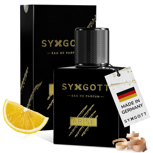 Vīriešu smaržas SYXGOTT ARISE ar feromonu eļļu, Eau de Parfum, bezmaksas smaržu paraugs, svaigs augļu aromāts pavasarim un vasarai