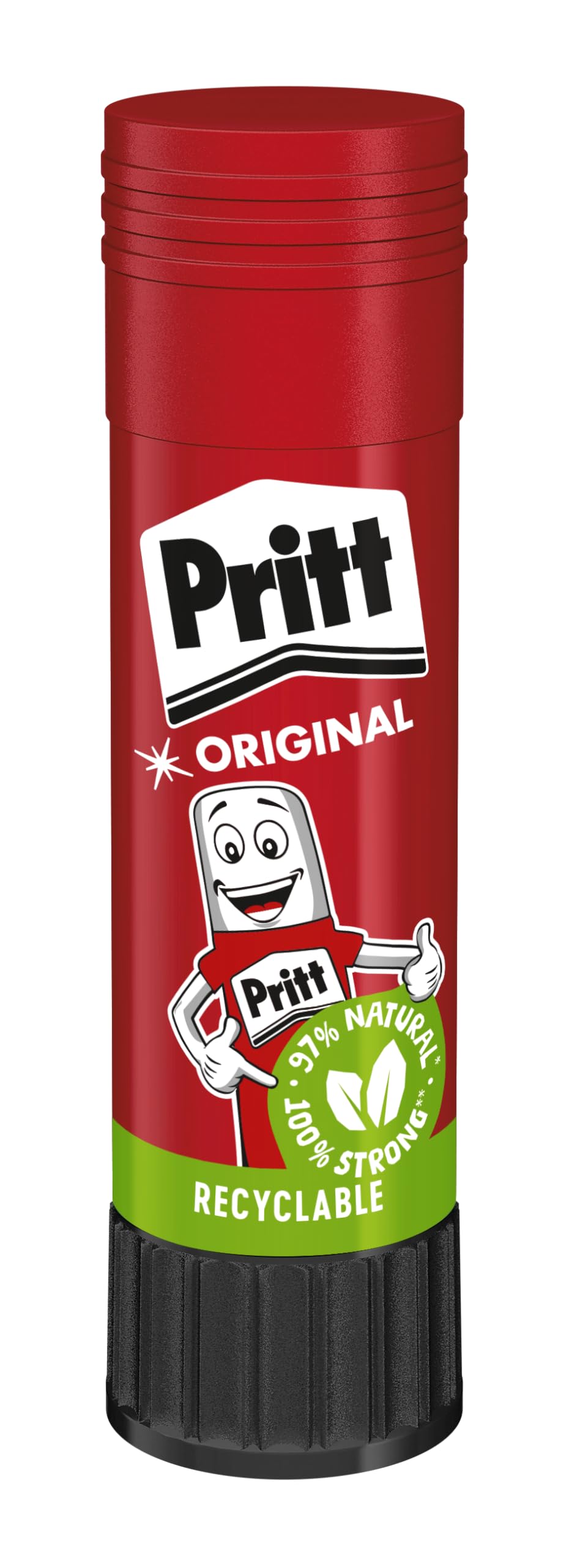Līmes stienis Pritt, droša un bērniem draudzīga līme mākslai un rokdarbiem, spēcīga līme skolai un birojam, 1x 22 g Pritt stienis, 9H PK611