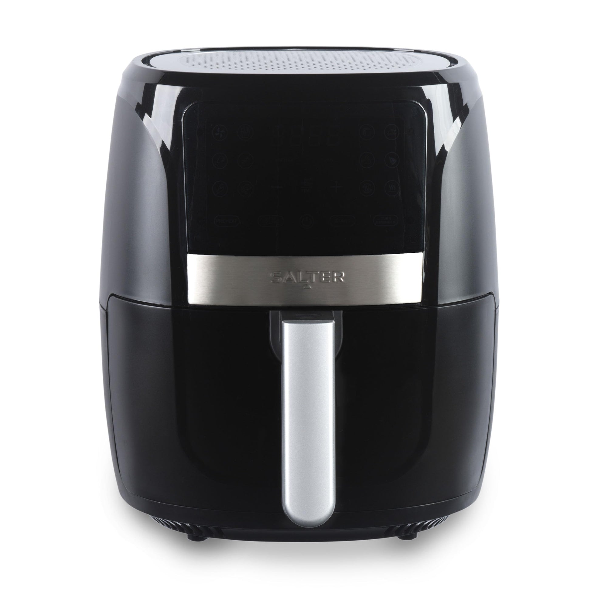 Salter EK6179VDE - 5.7L air fryer, 12 cooking functions, digital LED display, removable non-stick basket, 1500W.