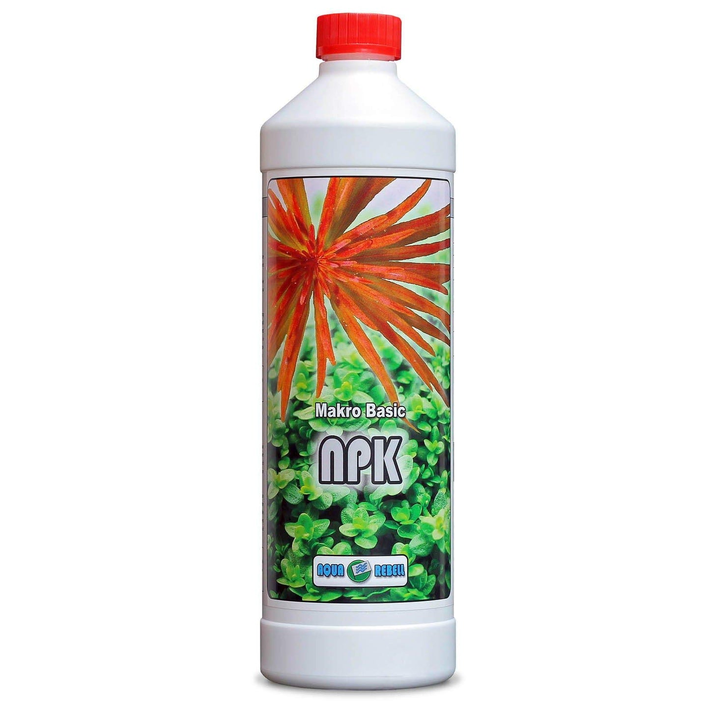 NPK mēslojums akvārija augiem Aqua Rebell ® Makro Basic NPK, 1 L pudele, optimālai ūdensaugu kopšanai