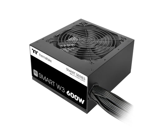 Thermaltake Smart W3 600W - ATX 3.1 power supply, 80Plus White efficiency, reliable performance for gaming PCs.