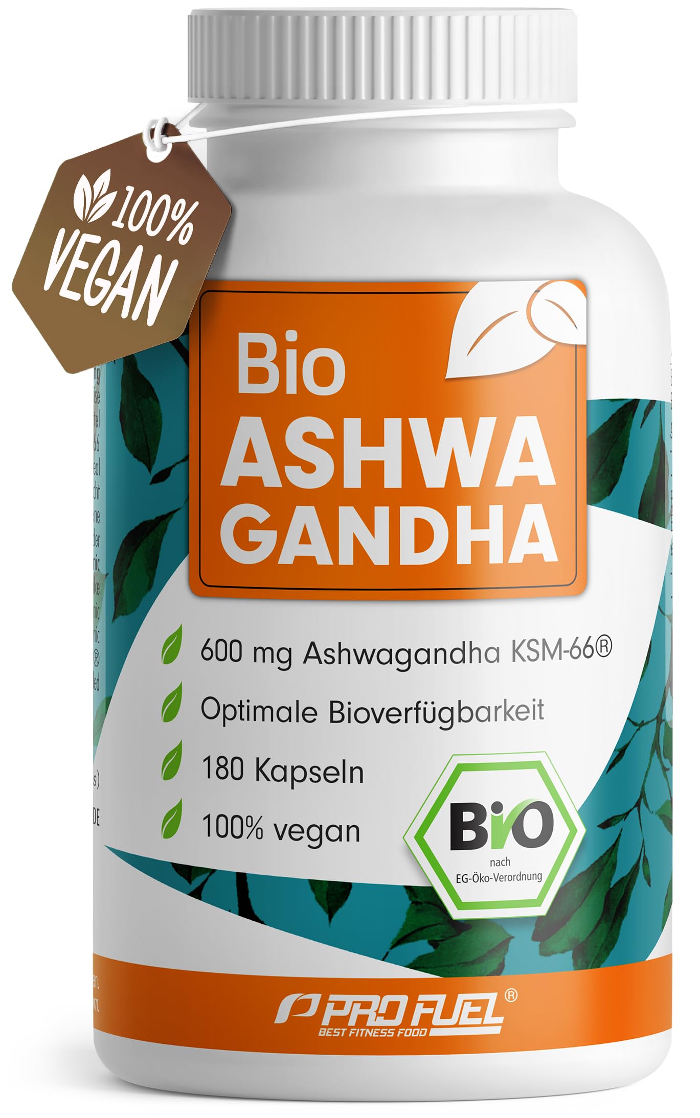 Bioloģiskas ašvandas kapsulas – 180 kapsulas ar KSM-66 bioloģisko ašvandu – 600 mg ašvandas saknes ekstrakta – laboratoriski pārbaudītas, ar sertifikātu – krājums 3 mēnešiem
