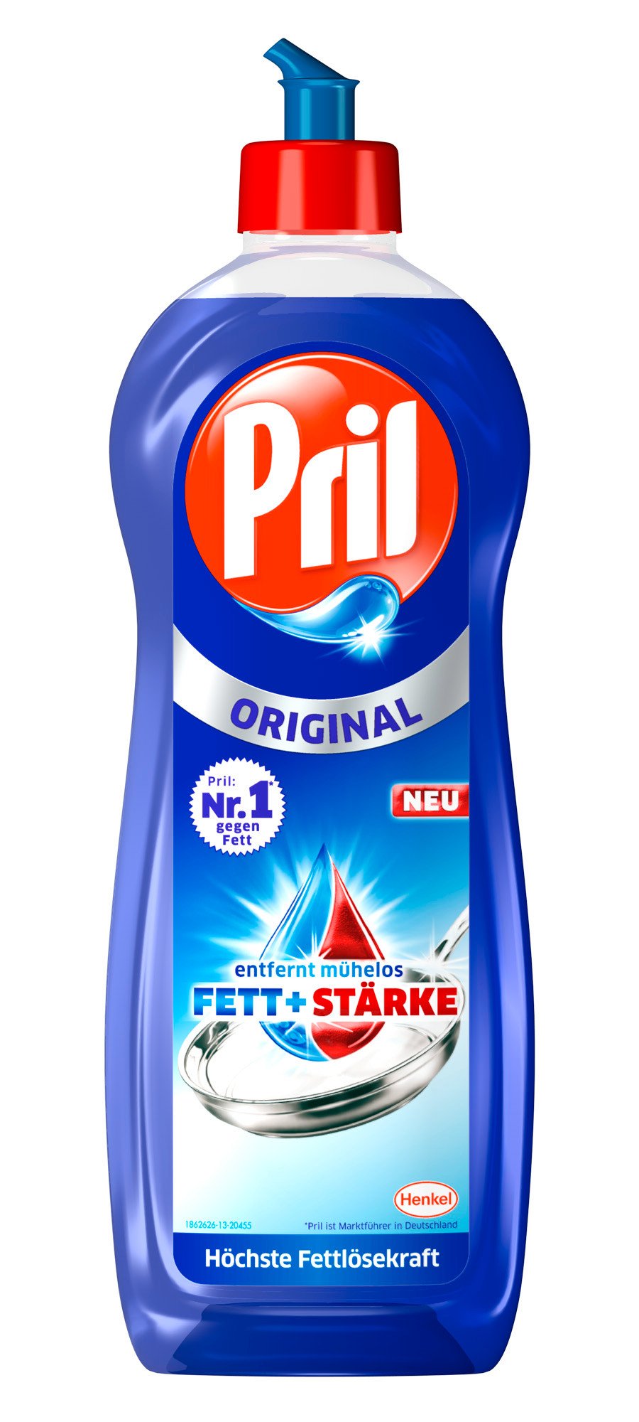 Trauku mazgāšanas līdzeklis Pril Original, 14 x 750 ml, ar enzīmiem pret cietes atlikumiem