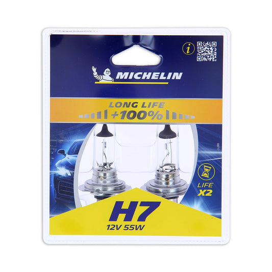Michelin 008717 Life +100% 2 halogēna spuldze H7 12 V 55W
