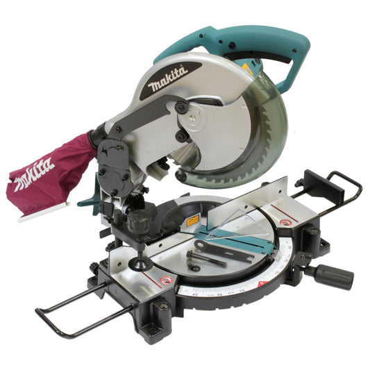 Makita MLS100N kapšanas un leņķzāģis 255 mm - precīzs griezums, jaudīgs motors, kompakts dizains.