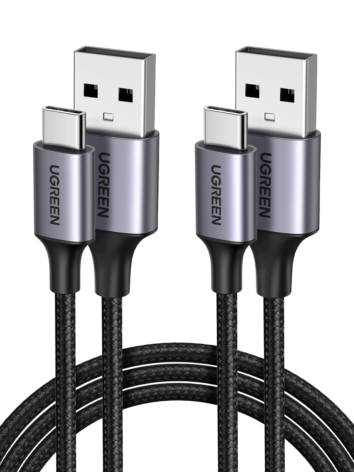 UGREEN USB C kabelis, USB A uz USB C kabelis 3.1A, neilona pinums