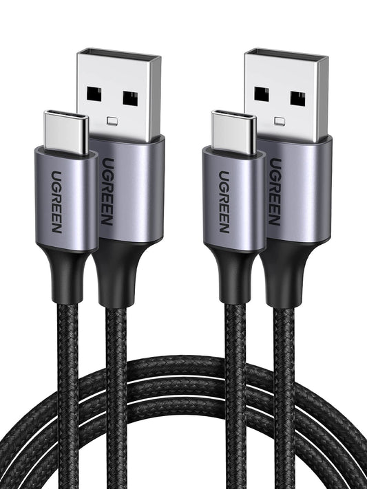 UGREEN USB C kabelis, USB A uz USB C kabelis 3.1A, neilona pinums