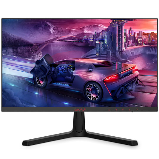 KOORUI 24 collas spēļu monitors - FHD, VA 165Hz, 1ms, AdaptiveSync, DCI-P3 85%, 2 x HDMI, DP, melns