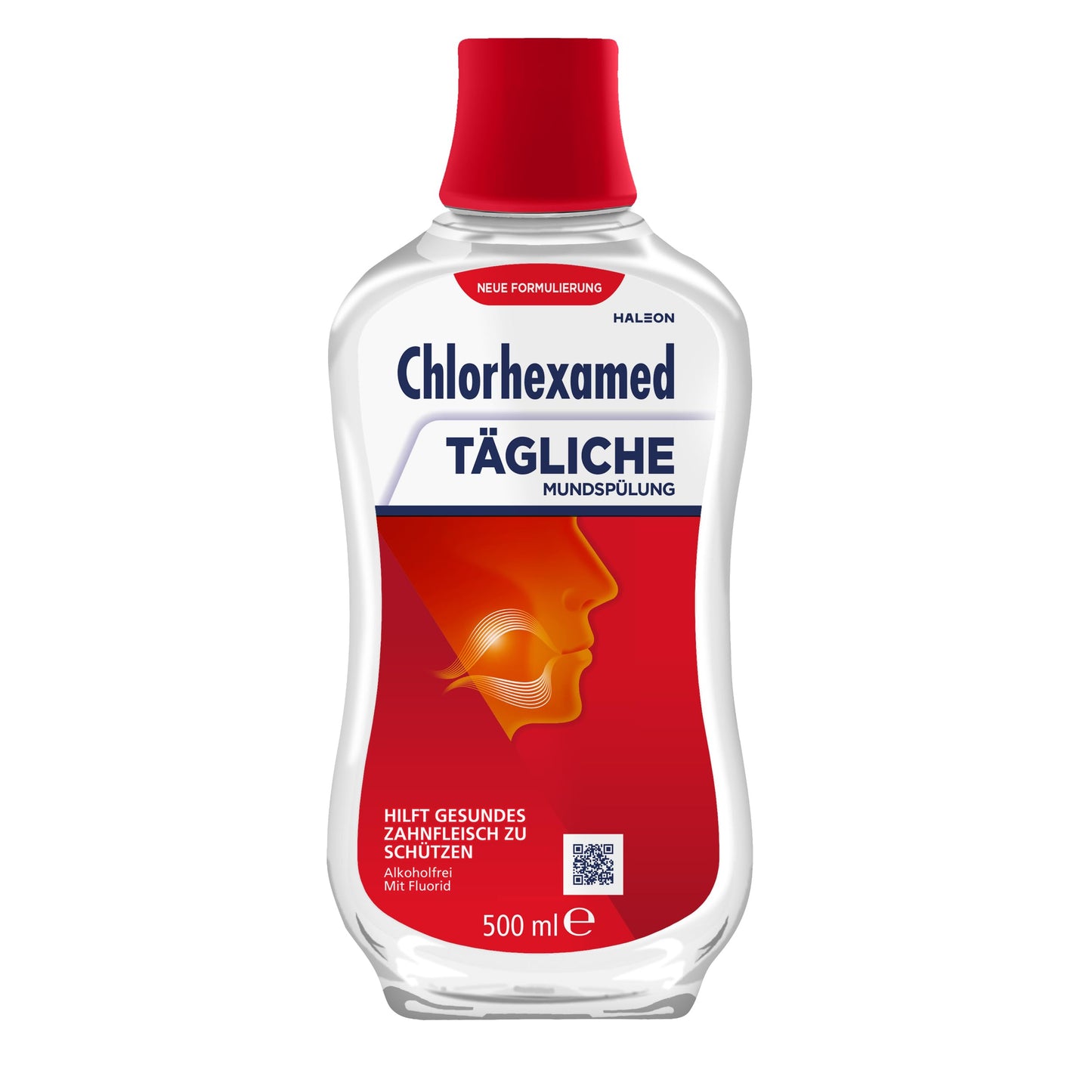Mutes skalojamais līdzeklis Chlorhexamed ar hlorheksidīnu (0,06 %), ikdienas lietošanai, 500 ml