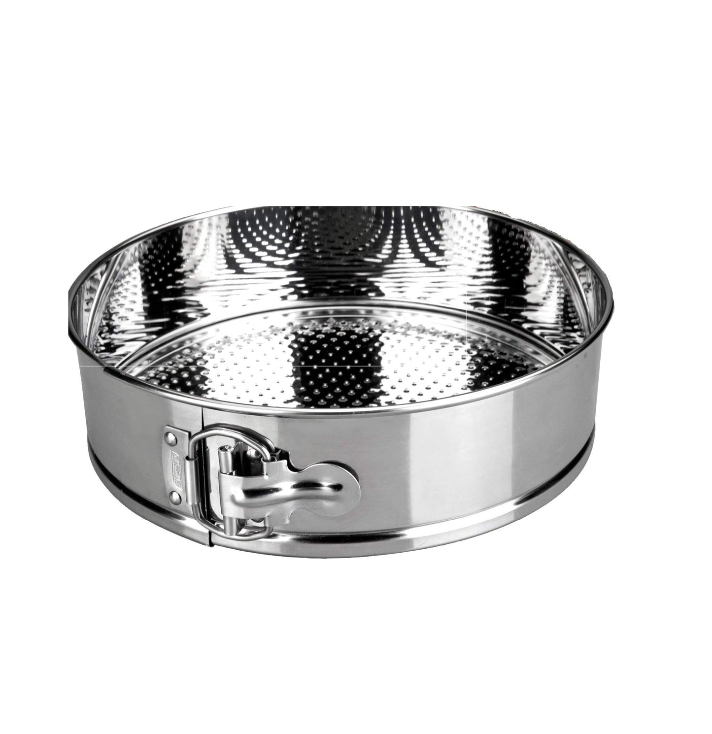 Apaļā kūku forma IBILI 650226 Springform-Set, nerūsējošais tērauds, sudraba krāsa, 26 x 26 x 7 cm