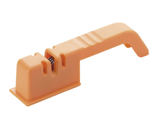 Excelsa prasmīgs asinātājs, plastmasa, oranžs, 13 x 2 x 3,5 cm
