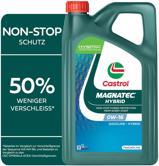 Castrol MAGNATEC Hybrid 0W-16, 5 litri