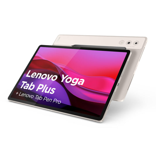 14. Lenovo Yoga Tab Plus planšetdators | 12.7" 3K displejs | Qualcomm Snapdragon 8 Gen 3 | 16GB RAM | 256GB eMMC | Android 15 | Seashell Tab Pen Pro