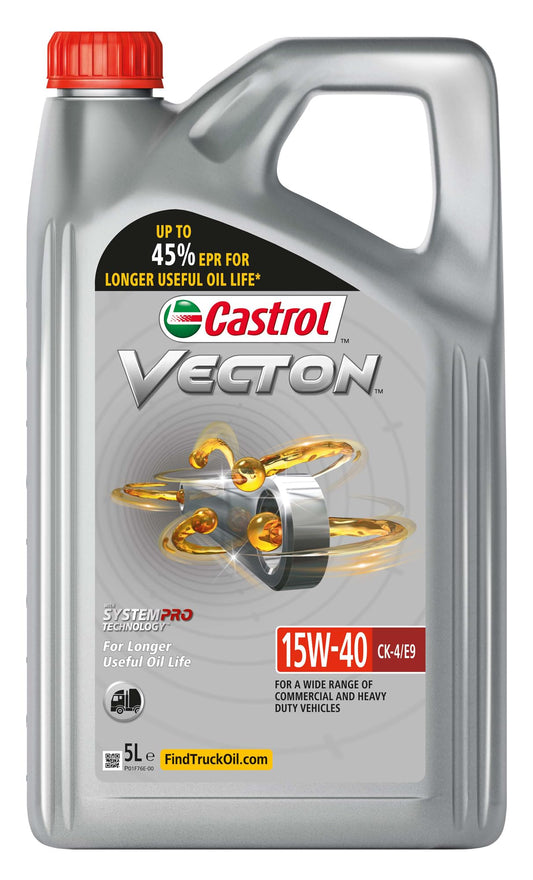 Castrol Vecton 15W-40 CK-4/E9 motoru eļļa, 5L